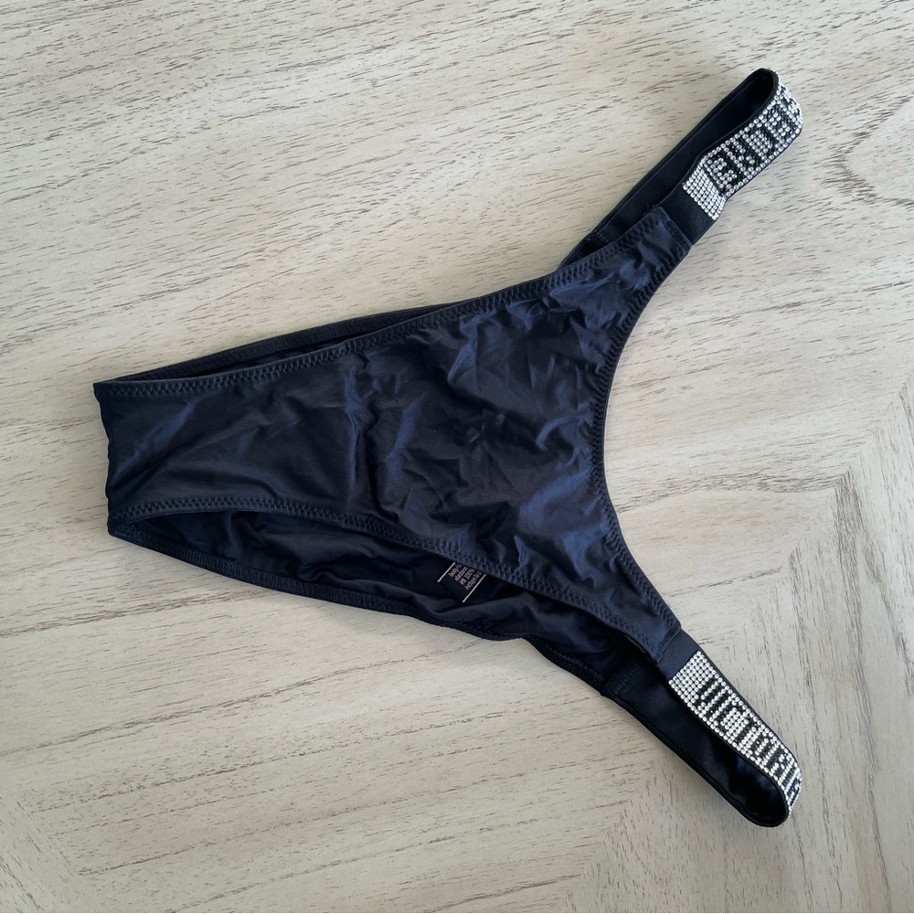 Victoria's Secret Black High Hip Panty